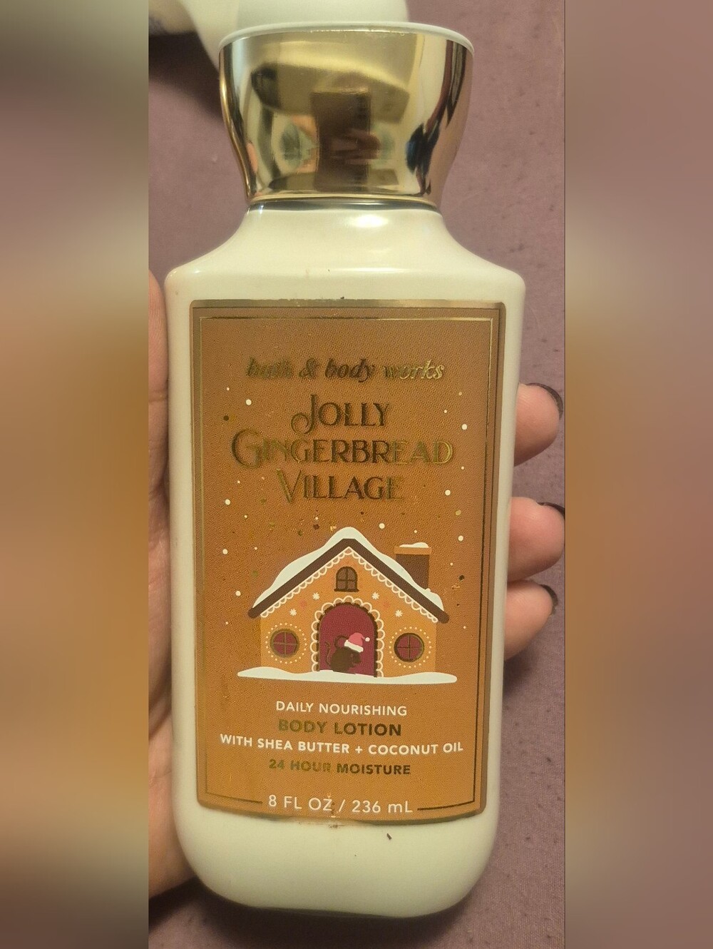 ALL NEW Jolly Gingerbread Village Body Lotion 8 oz Bath & Body Works